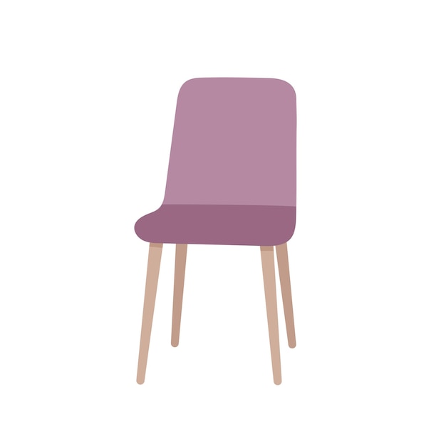 Sillón o silla morado moderno cómodo suave