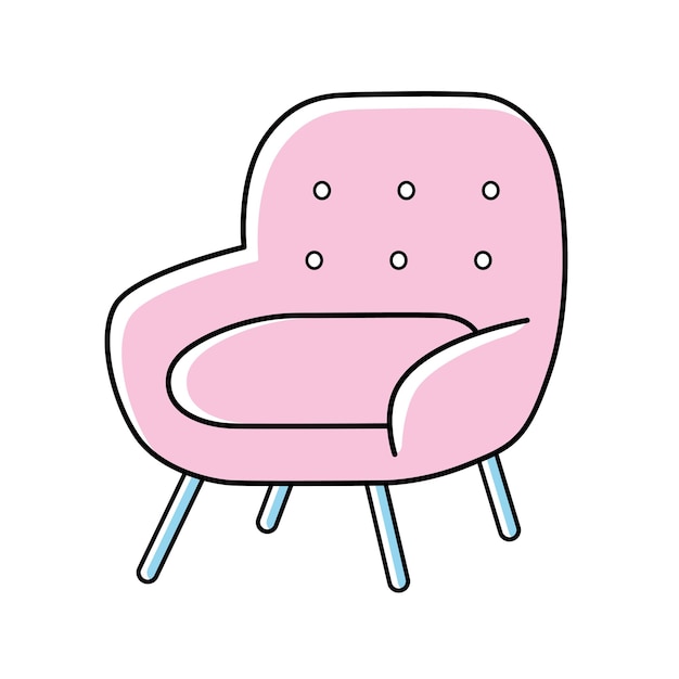 El sillón rosa.