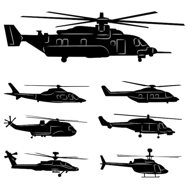 silueta de una aeronave militar en un vector de fondo blanco
