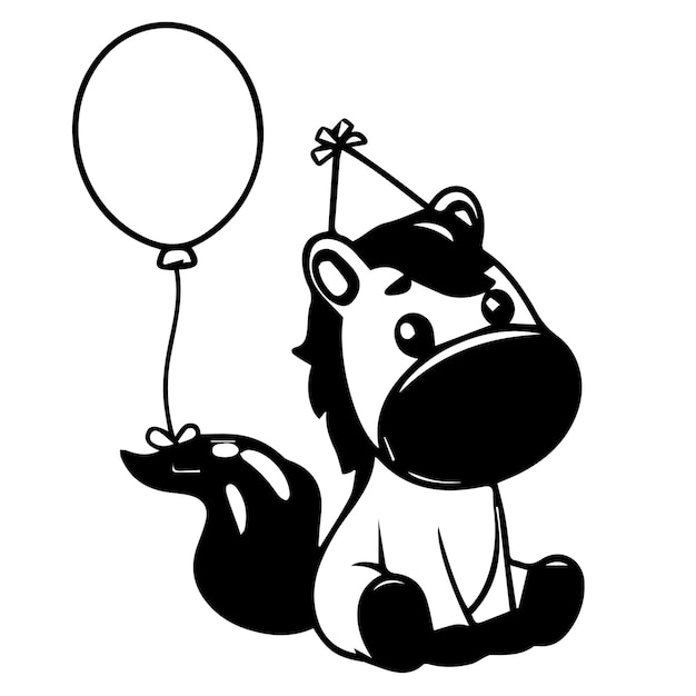 silueta de animales de dibujos animados de entrenamiento vectorial