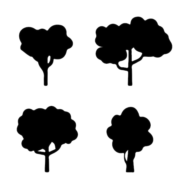 Silueta de un árbol
