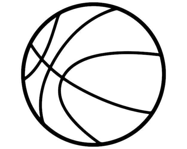 silueta de baloncesto