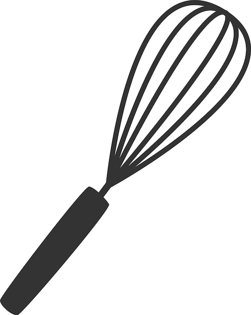 Silueta de batidor de cocina