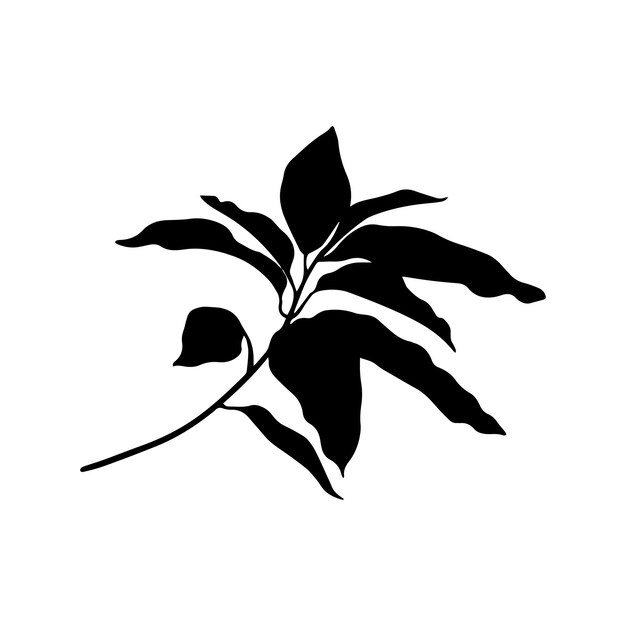 Silueta botánica