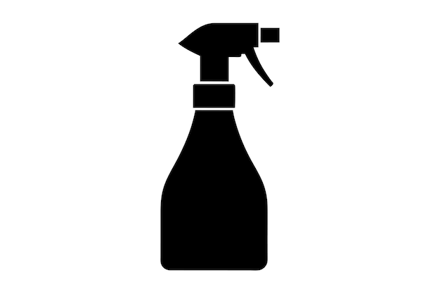 silueta de la botella de pulverización
