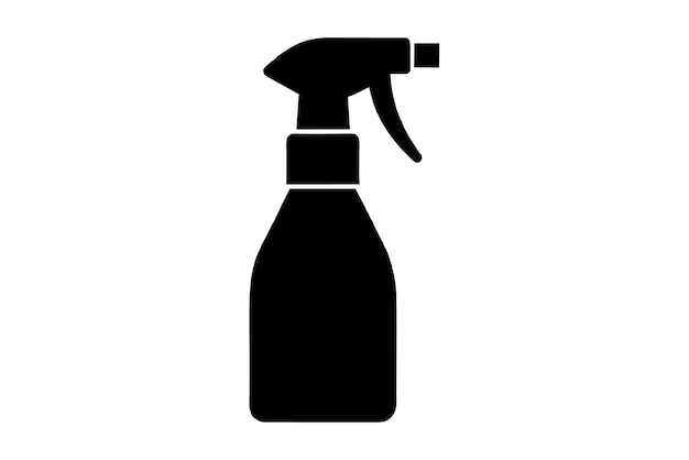 silueta de la botella de pulverización
