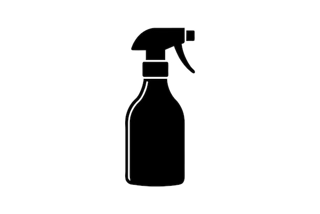 silueta de la botella de pulverización