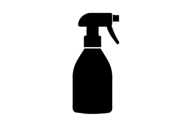 silueta de la botella de pulverización
