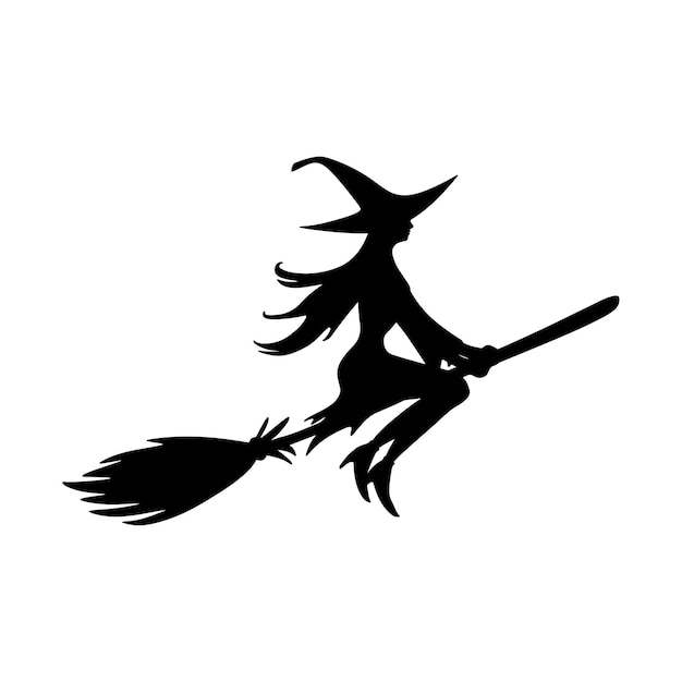 La silueta de la bruja