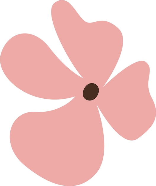 Silueta de cabeza de flor