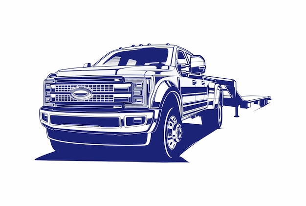 silueta camioneta