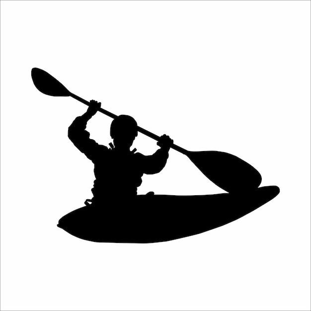 Silueta de la canoa