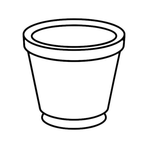 silueta de la copa ilustración de Victor con fondo blanco