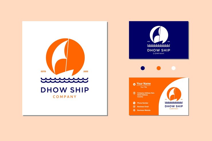 Vector silueta de dhow icon logo vector design velero tradicional de asia y áfrica