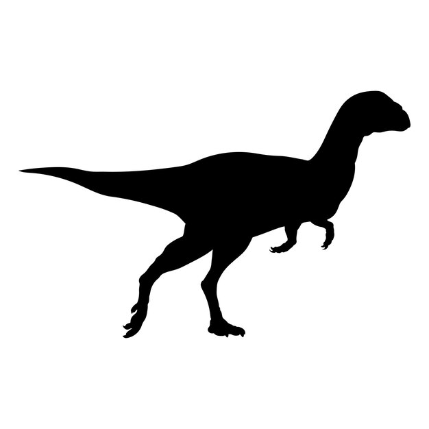 La silueta del dinosaurio El monograma del dinosaurio Las razas vectoriales