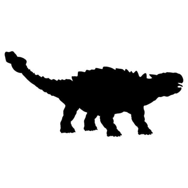 La silueta del dinosaurio El monograma del dinosaurio Las razas vectoriales