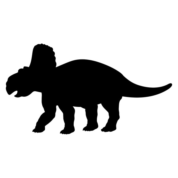 Vector la silueta del dinosaurio el monograma del dinosaurio las razas vectoriales