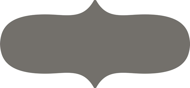 Silueta del emblema de estilo folclórico