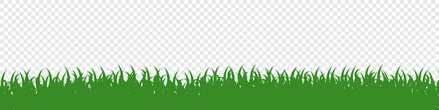 Silueta de hierba verde vectorial fondo repetitivo de hierba fondo de silueta de hierba verde ilustración vectorial