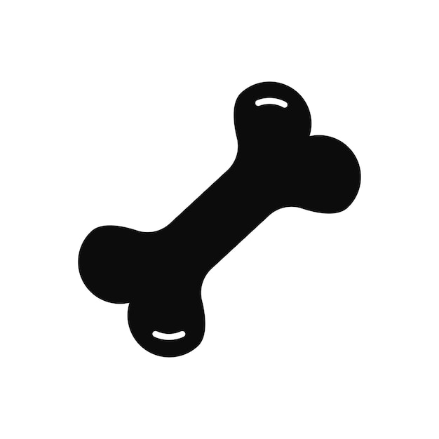 Silueta de hueso de perro