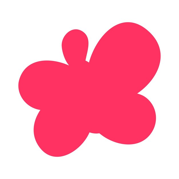La silueta del ícono de la mariposa de verano