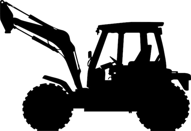 Silueta de la imagen de Jcb Van Vector