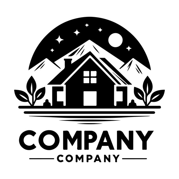 Silueta del logotipo de la empresa de origen Vector de íconos del logotipio de origen