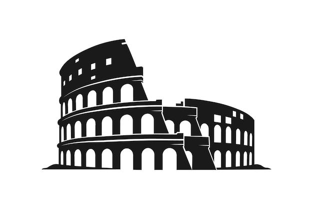 La silueta minimalista del Coliseo