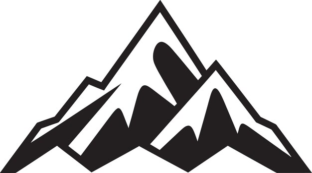 silueta de montaña sombreada paisaje vectorial paisajes silueta de medianoche vectorizados