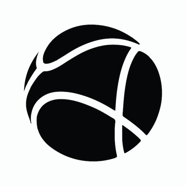 La silueta negra del baloncesto