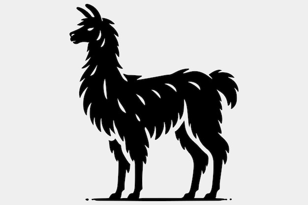 Una silueta negra y sólida de una llama