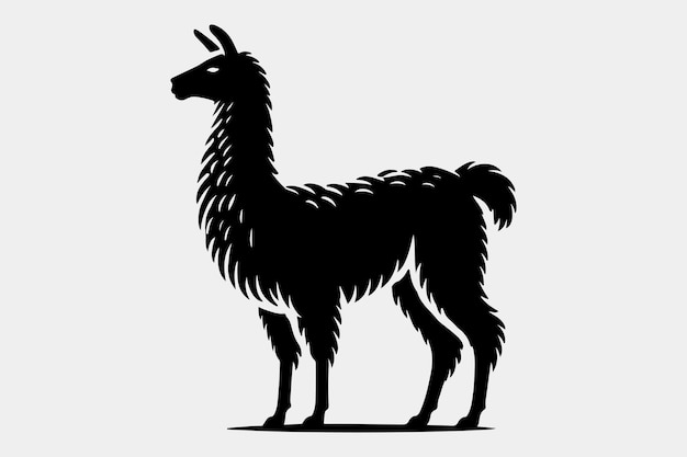 Una silueta negra y sólida de una llama