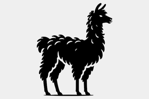 Una silueta negra y sólida de una llama