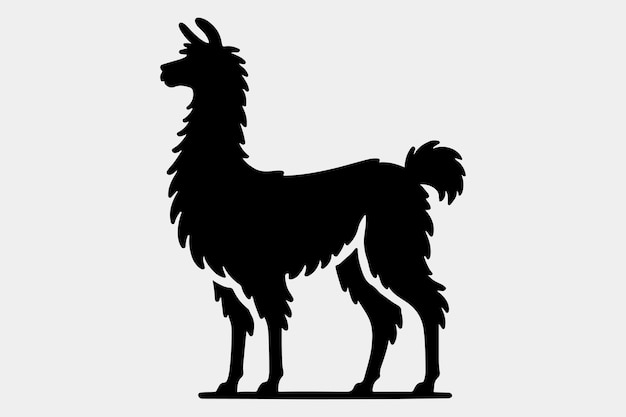 Una silueta negra y sólida de una llama