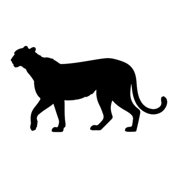 La silueta de la Pantera Negra