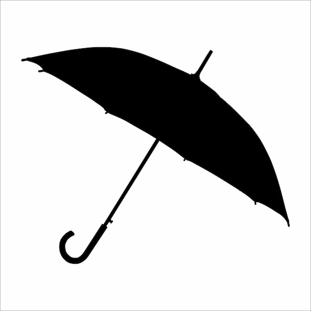 Silueta de un paraguas