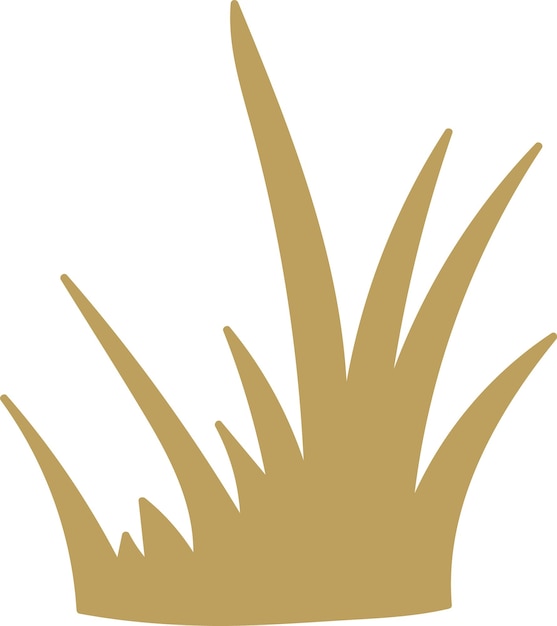 Silueta de planta de arbusto