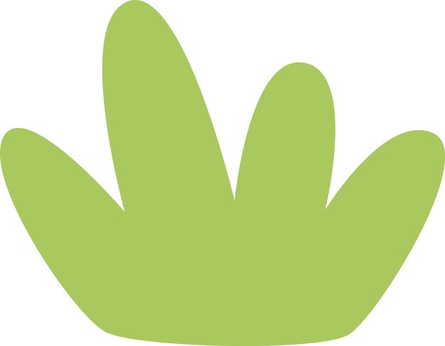 Silueta de planta de arbusto