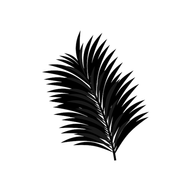 Silueta de ramas de vector de árbol de Navidad