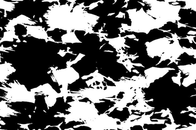 silueta de textura grunge negra en fondo blanco puro imagen vectorial para la textura de fondo