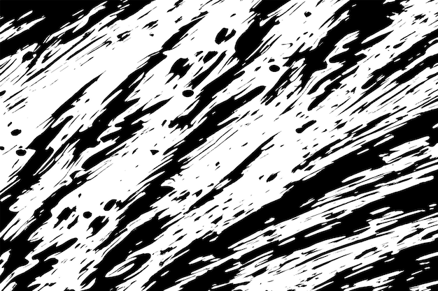 silueta de textura grunge negra en fondo blanco puro imagen vectorial para la textura de fondo
