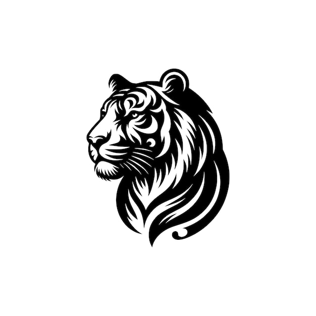 silueta de un tigre