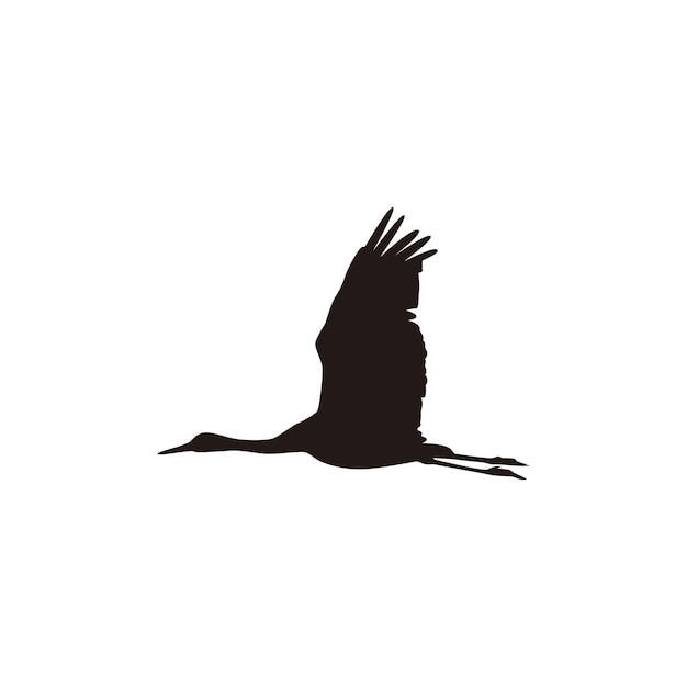 silueta de un vector de la grúa de las colinas de arena