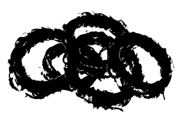 silueta vectorial de una cebolla crujiente