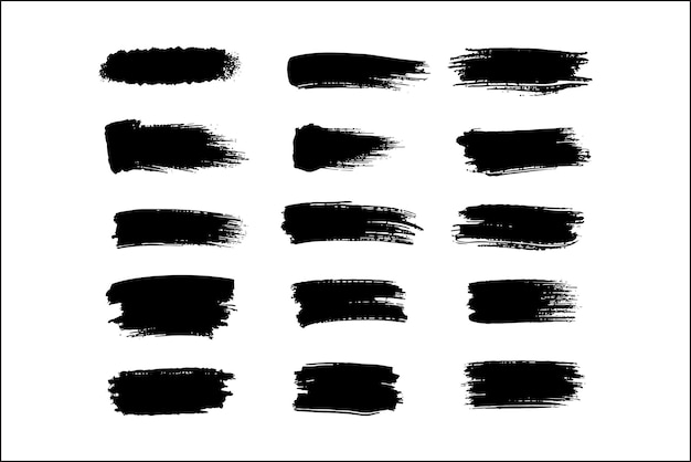 silueta vectorial del pincel