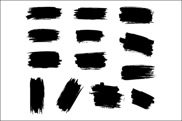 silueta vectorial del pincel
