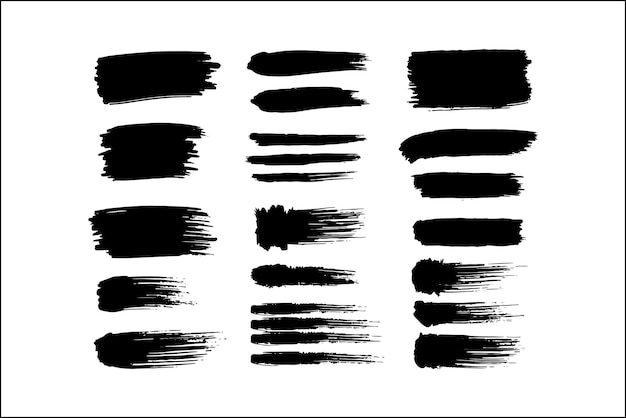 silueta vectorial del pincel