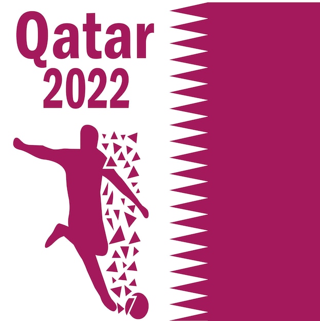 Siluetas de la copa del mundo qatar 2022