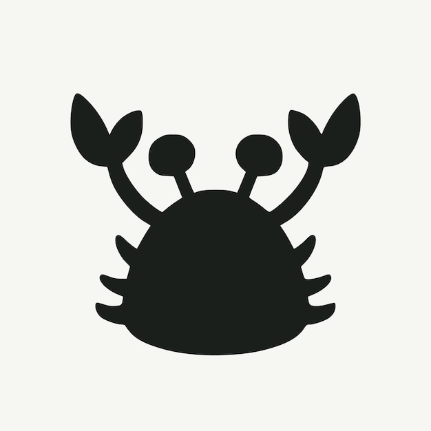 las siluetas del escorpión el vector del icono plano del scorpión