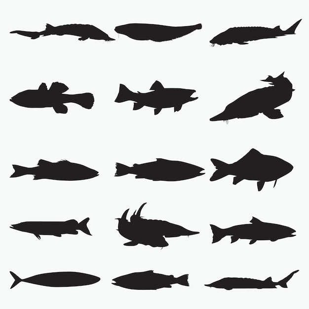 Siluetas de peces